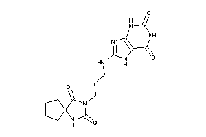 8-[3-(2,4-diketo-1,3-diazaspiro[4.4]nonan-3-yl)propylamino]-7H-xanthine