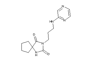 3-[3-(pyrazin-2-ylamino)propyl]-1,3-diazaspiro[4.4]nonane-2,4-quinone