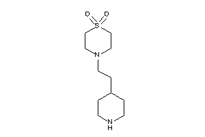 4-[2-(4-piperidyl)ethyl]-1,4-thiazinane 1,1-dioxide