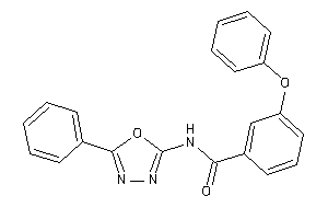 3-phenoxy-N-(5-phenyl-1,3,4-oxadiazol-2-yl)benzamide