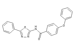 4-phenoxy-N-(5-phenyl-1,3,4-oxadiazol-2-yl)benzamide