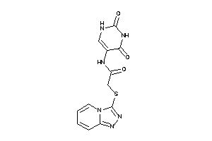 N-(2,4-diketo-1H-pyrimidin-5-yl)-2-([1,2,4]triazolo[4,3-a]pyridin-3-ylthio)acetamide