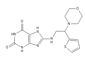 8-[[2-morpholino-2-(2-thienyl)ethyl]amino]-7H-xanthine