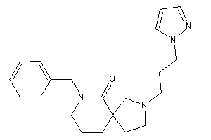 9-benzyl-2-(3-pyrazol-1-ylpropyl)-2,9-diazaspiro[4.5]decan-10-one