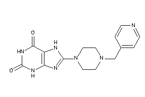 8-[4-(4-pyridylmethyl)piperazino]-7H-xanthine