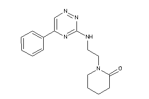 1-[2-[(5-phenyl-1,2,4-triazin-3-yl)amino]ethyl]-2-piperidone