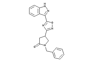 1-benzyl-4-[5-(1H-indazol-3-yl)-1,2,4-oxadiazol-3-yl]-2-pyrrolidone