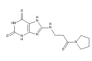 8-[(3-keto-3-pyrrolidino-propyl)amino]-7H-xanthine