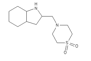 4-(2,3,3a,4,5,6,7,7a-octahydro-1H-indol-2-ylmethyl)-1,4-thiazinane 1,1-dioxide