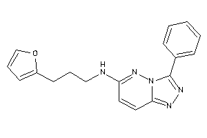 3-(2-furyl)propyl-(3-phenyl-[1,2,4]triazolo[3,4-f]pyridazin-6-yl)amine