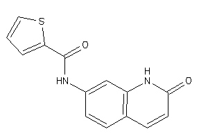 N-(2-keto-1H-quinolin-7-yl)thiophene-2-carboxamide