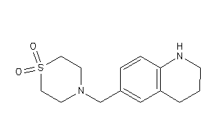 4-(1,2,3,4-tetrahydroquinolin-6-ylmethyl)-1,4-thiazinane 1,1-dioxide