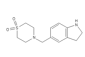 4-(indolin-5-ylmethyl)-1,4-thiazinane 1,1-dioxide