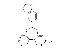6-(1,3-benzodioxol-5-yl)-6,7-dihydropyrido[2,1-d][1,5]benzothiazepin-9-one