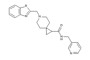 6-(1,3-benzothiazol-2-ylmethyl)-N-(3-pyridylmethyl)-6-azaspiro[2.5]octane-2-carboxamide