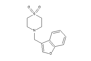 4-(benzofuran-3-ylmethyl)-1,4-thiazinane 1,1-dioxide