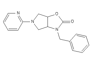 3-benzyl-5-(2-pyridyl)-3a,4,6,6a-tetrahydropyrrolo[3,4-d]oxazol-2-one