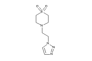 4-[2-(triazol-1-yl)ethyl]-1,4-thiazinane 1,1-dioxide