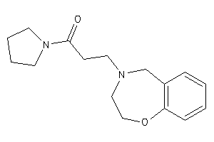 3-(3,5-dihydro-2H-1,4-benzoxazepin-4-yl)-1-pyrrolidino-propan-1-one