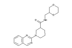 N-(1,4-dioxan-2-ylmethyl)-1-quinazolin-2-yl-nipecotamide