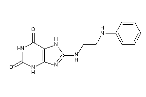 8-(2-anilinoethylamino)-7H-xanthine