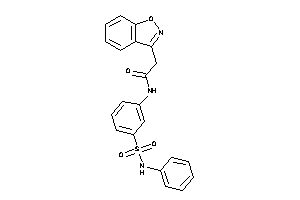 2-indoxazen-3-yl-N-[3-(phenylsulfamoyl)phenyl]acetamide