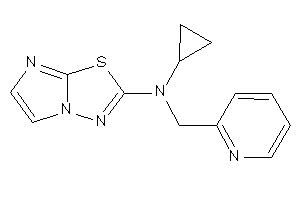 Cyclopropyl-imidazo[2,1-b][1,3,4]thiadiazol-2-yl-(2-pyridylmethyl)amine