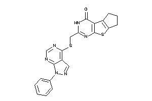 [(1-phenylpyrazolo[3,4-d]pyrimidin-4-yl)thio]methylBLAHone