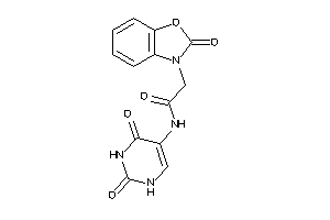 Image of N-(2,4-diketo-1H-pyrimidin-5-yl)-2-(2-keto-1,3-benzoxazol-3-yl)acetamide