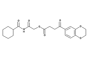 4-(2,3-dihydro-1,4-benzodioxin-6-yl)-4-keto-butyric Acid [2-(cyclohexanecarbonylamino)-2-keto-ethyl] Ester