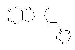 N-(isoxazol-3-ylmethyl)thieno[2,3-d]pyrimidine-6-carboxamide