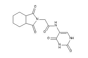 2-(1,3-diketo-3a,4,5,6,7,7a-hexahydroisoindol-2-yl)-N-(2,4-diketo-1H-pyrimidin-5-yl)acetamide