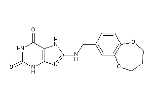 8-(3,4-dihydro-2H-1,5-benzodioxepin-7-ylmethylamino)-7H-xanthine