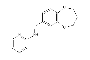 3,4-dihydro-2H-1,5-benzodioxepin-7-ylmethyl(pyrazin-2-yl)amine