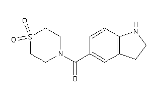 (1,1-diketo-1,4-thiazinan-4-yl)-indolin-5-yl-methanone