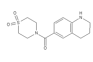 (1,1-diketo-1,4-thiazinan-4-yl)-(1,2,3,4-tetrahydroquinolin-6-yl)methanone