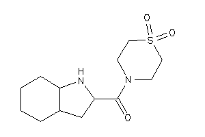 2,3,3a,4,5,6,7,7a-octahydro-1H-indol-2-yl-(1,1-diketo-1,4-thiazinan-4-yl)methanone