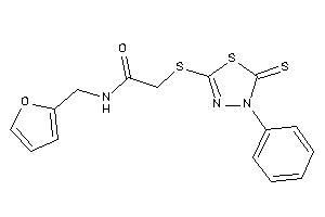 N-(2-furfuryl)-2-[(4-phenyl-5-thioxo-1,3,4-thiadiazol-2-yl)thio]acetamide