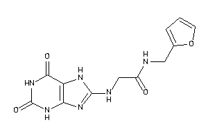 2-[(2,6-diketo-3,7-dihydropurin-8-yl)amino]-N-(2-furfuryl)acetamide