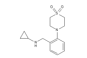 Cyclopropyl-[2-(1,1-diketo-1,4-thiazinan-4-yl)benzyl]amine