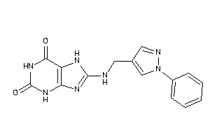 8-[(1-phenylpyrazol-4-yl)methylamino]-7H-xanthine