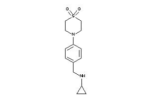 Cyclopropyl-[4-(1,1-diketo-1,4-thiazinan-4-yl)benzyl]amine