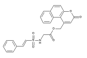 2-(styrylsulfonylamino)acetic Acid (3-ketobenzo[f]chromen-1-yl)methyl Ester