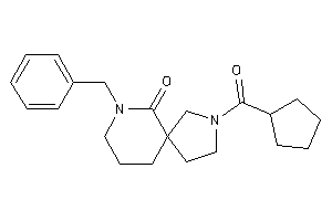 7-benzyl-3-(cyclopentanecarbonyl)-3,7-diazaspiro[4.5]decan-6-one
