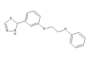 2-[3-(2-phenoxyethoxy)phenyl]-2,3-dihydro-1,3,4-thiadiazole