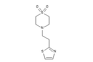 4-(2-thiazol-2-ylethyl)-1,4-thiazinane 1,1-dioxide