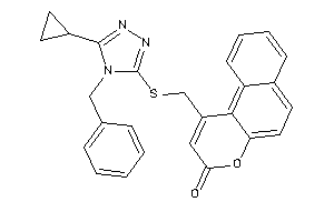 1-[[(4-benzyl-5-cyclopropyl-1,2,4-triazol-3-yl)thio]methyl]benzo[f]chromen-3-one