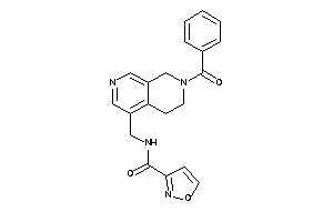 N-[(7-benzoyl-6,8-dihydro-5H-2,7-naphthyridin-4-yl)methyl]isoxazole-3-carboxamide