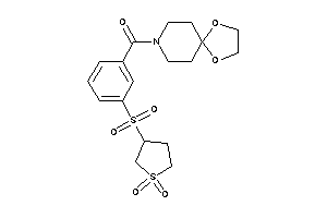 [3-(1,1-diketothiolan-3-yl)sulfonylphenyl]-(1,4-dioxa-8-azaspiro[4.5]decan-8-yl)methanone