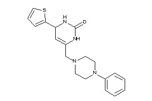 6-[(4-phenylpiperazino)methyl]-4-(2-thienyl)-3,4-dihydro-1H-pyrimidin-2-one